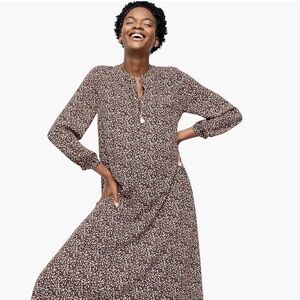 J.Crew x Hatch Maternity Floral Caftan Dress Black Bloom M/L 8/10 (Hatch 2)‎